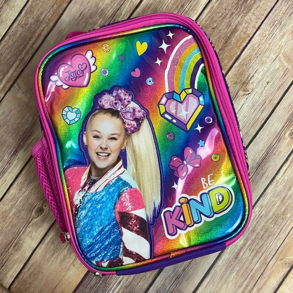 Jojo Siwa lunch box - like new condition - says “be kind”